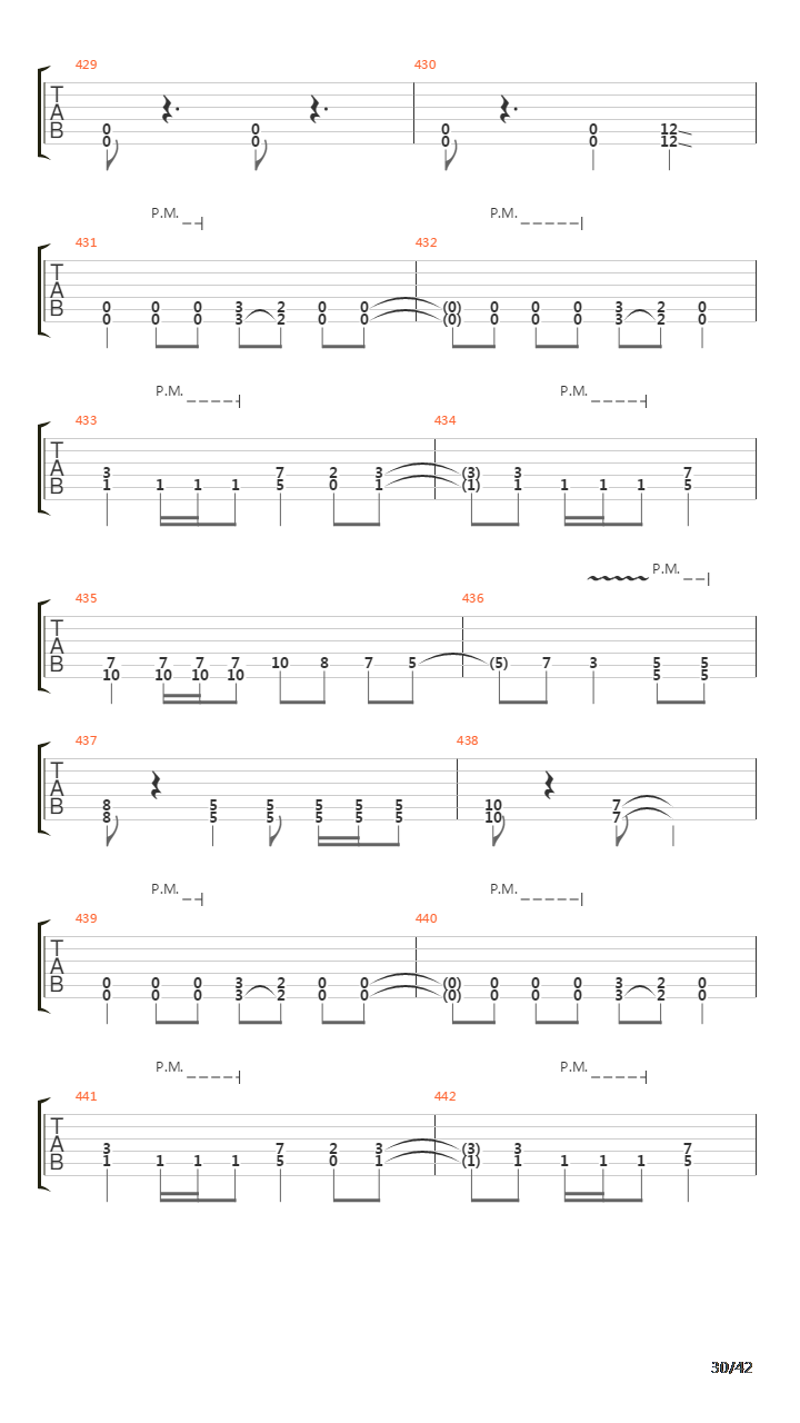 Waking The Fallen吉他谱