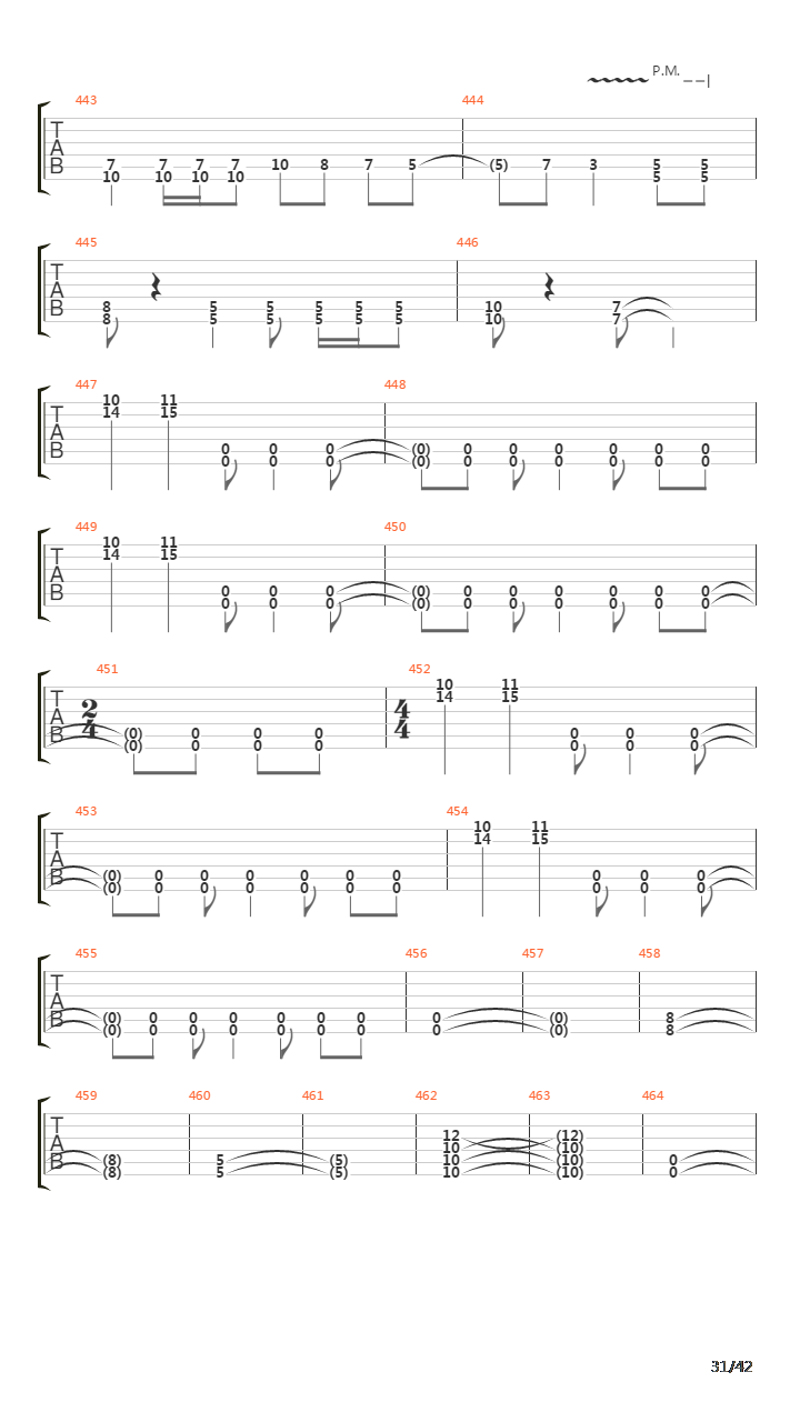 Waking The Fallen吉他谱