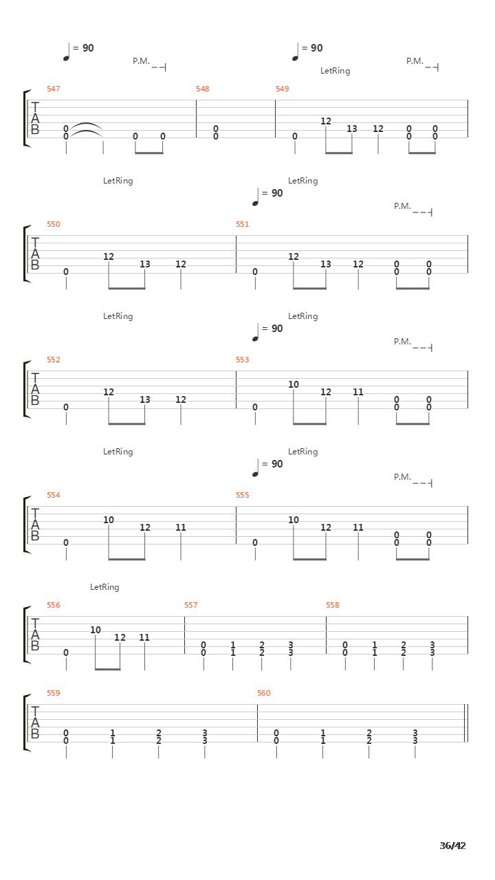 Waking The Fallen吉他谱