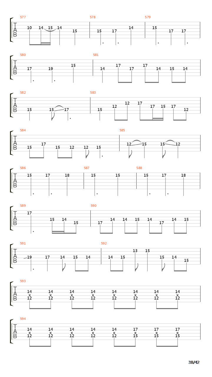 Waking The Fallen吉他谱