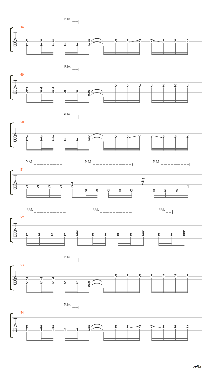 Waking The Fallen吉他谱