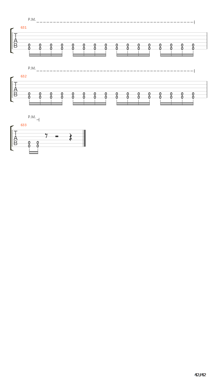 Waking The Fallen吉他谱