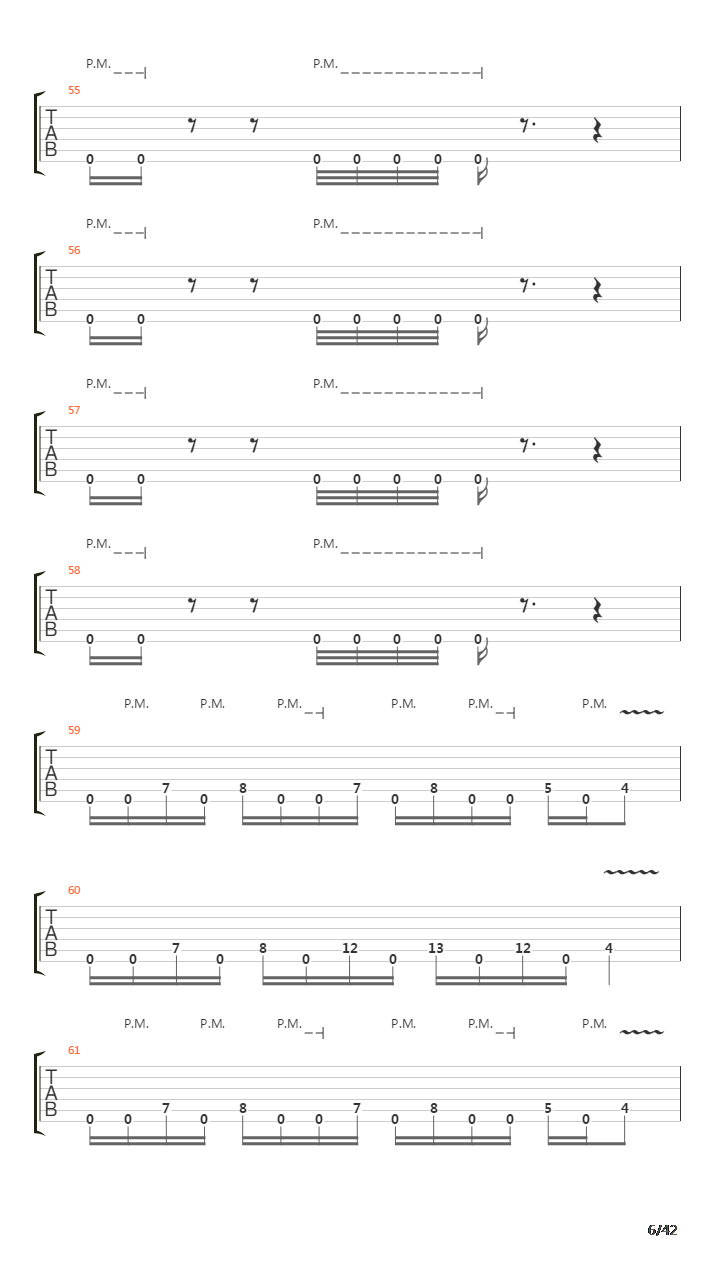 Waking The Fallen吉他谱