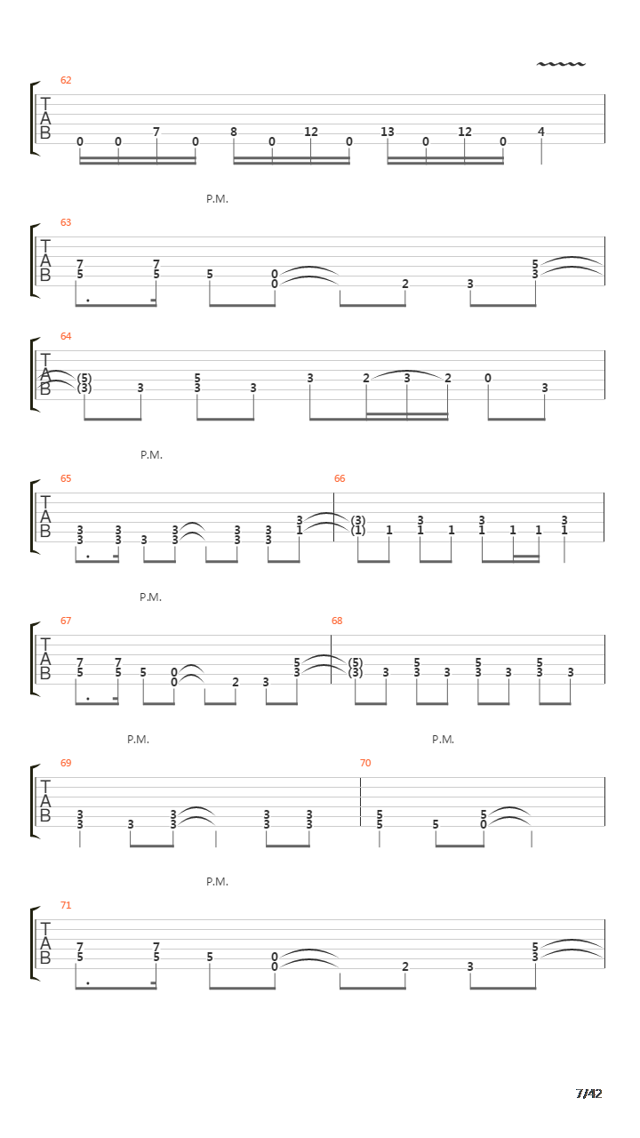 Waking The Fallen吉他谱