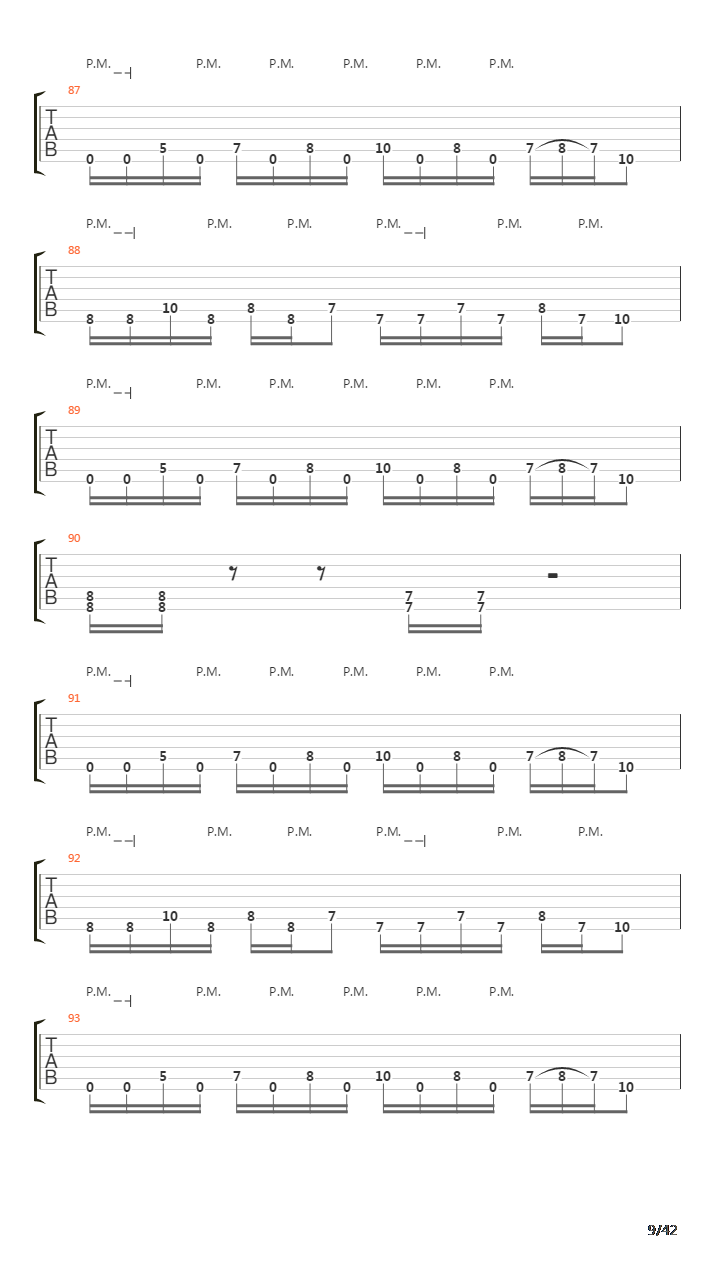 Waking The Fallen吉他谱