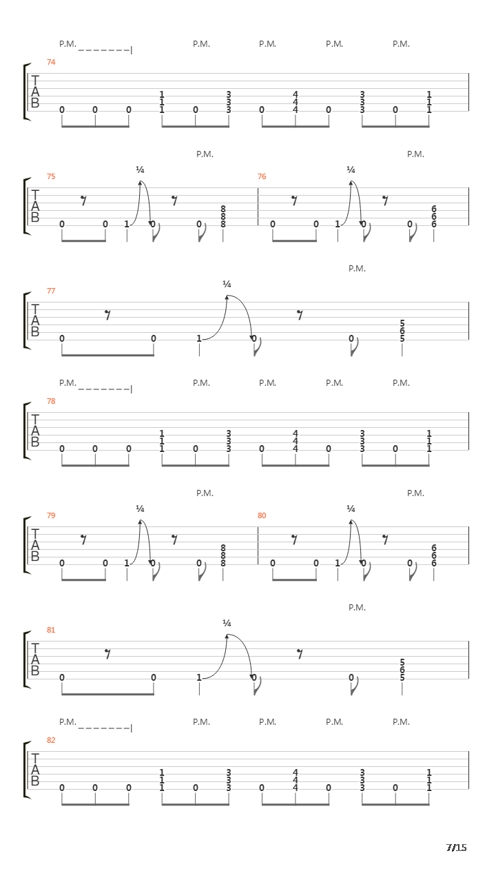 Walk吉他谱