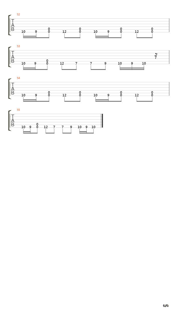 Chasm吉他谱