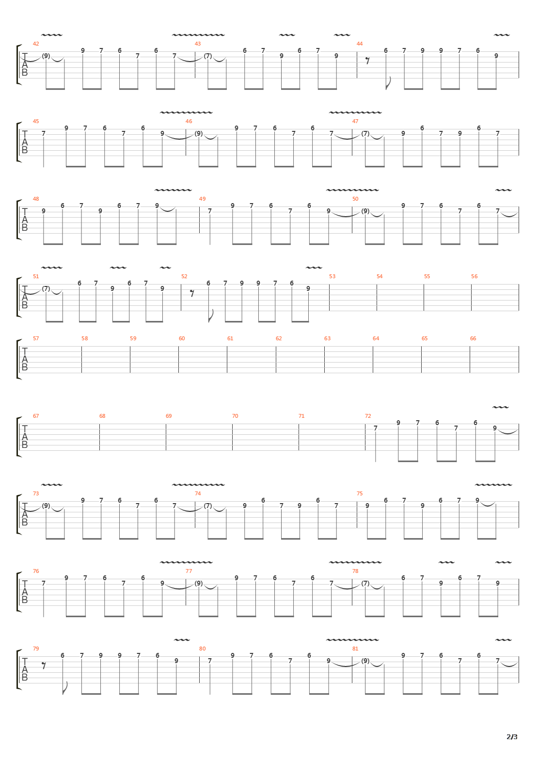 eternal flame吉他谱