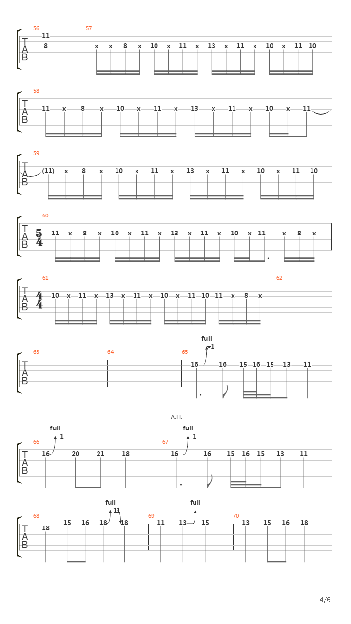 Farewell吉他谱