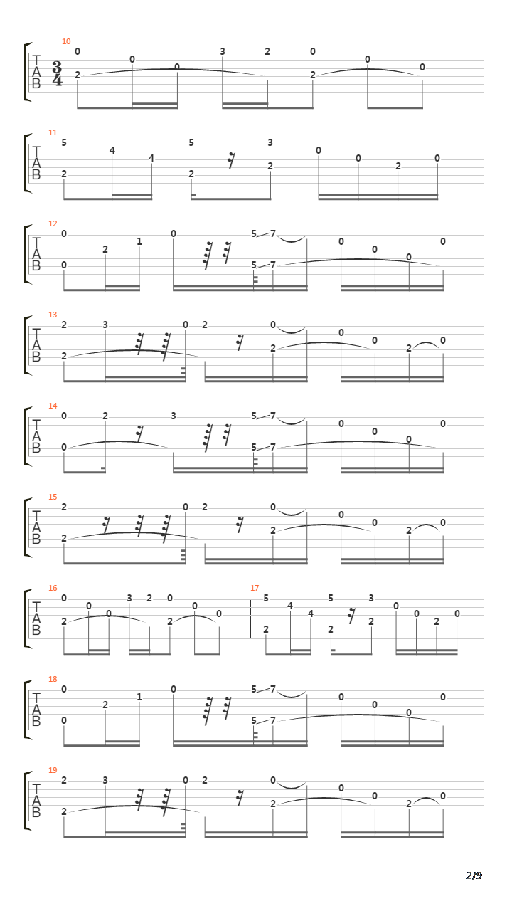 Turn Back Time吉他谱