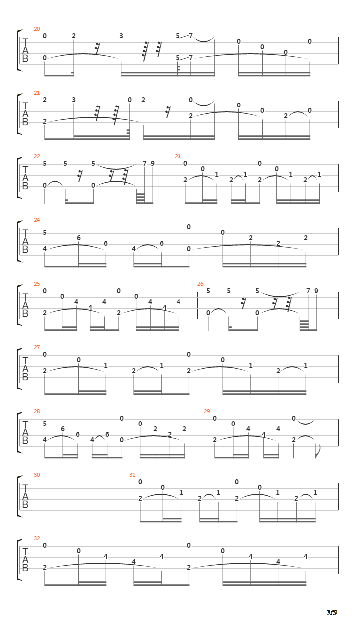 Turn Back Time吉他谱