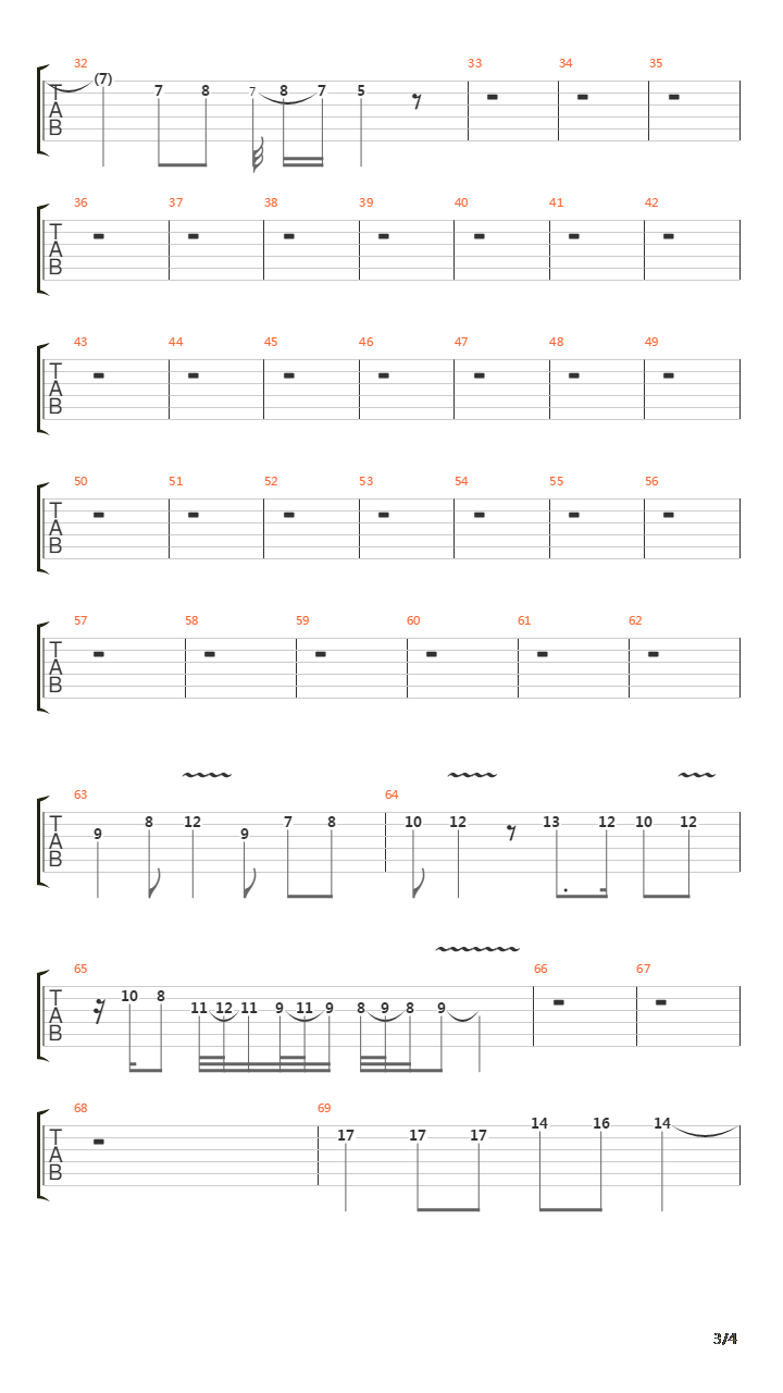 Turn Back Time吉他谱