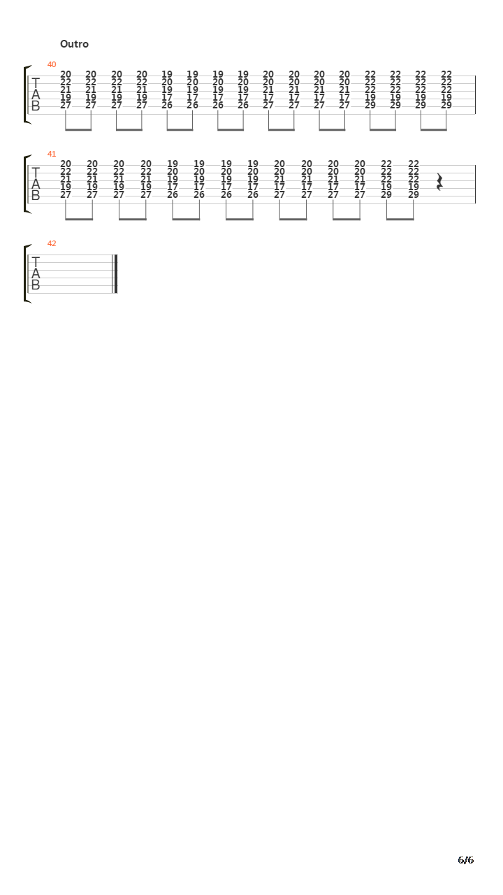 High Road吉他谱