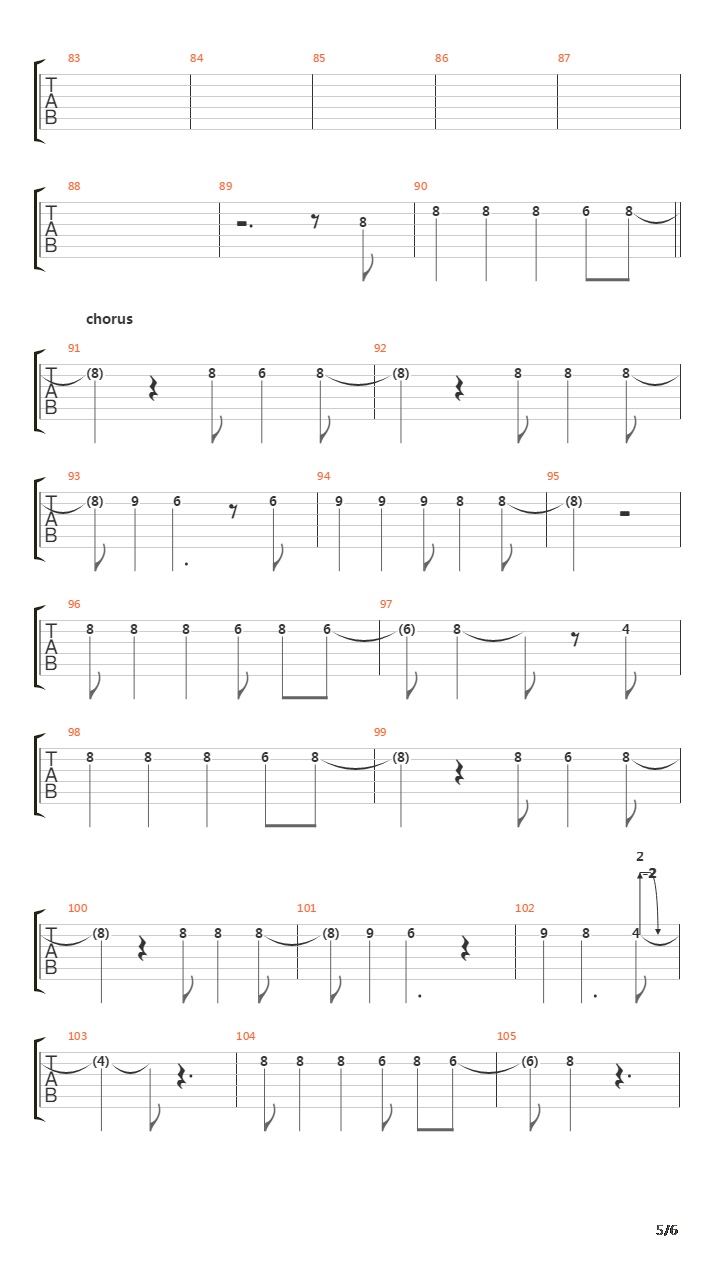 Pain吉他谱