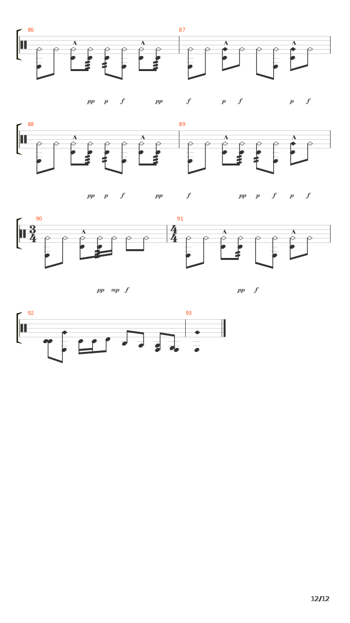 A Moment Of Stillness吉他谱