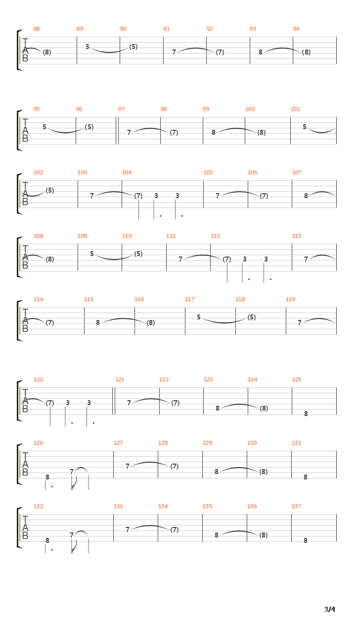 In The Distance Fading吉他谱