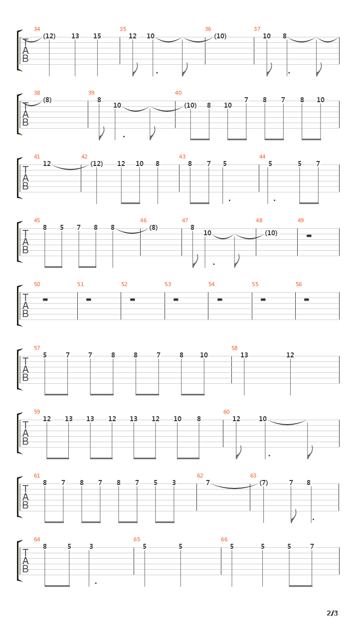 Ceremonial Requiem吉他谱