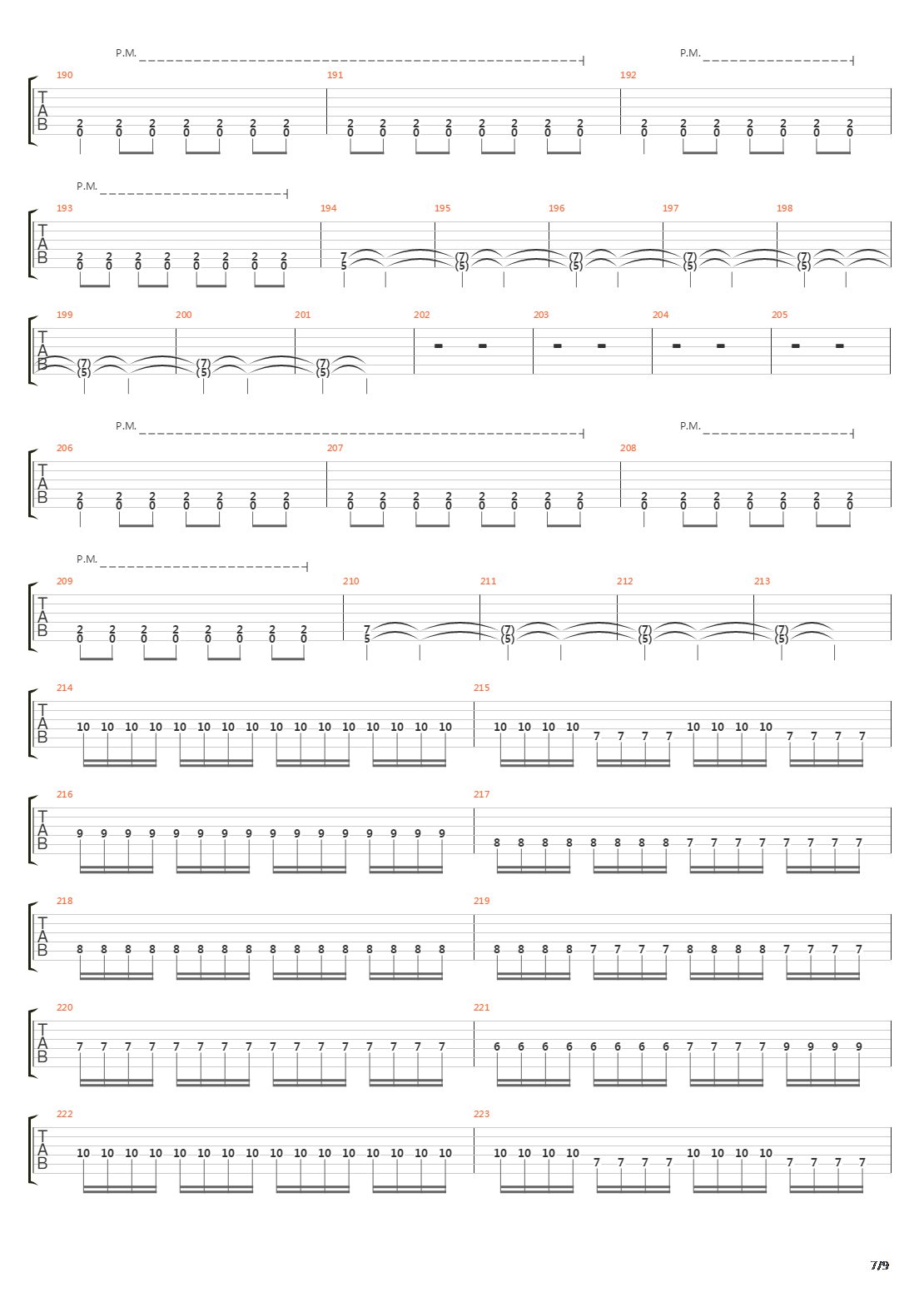 Descending Into Ethereal Mist吉他谱