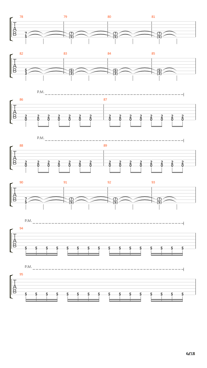 Descending Into Ethereal Mist吉他谱