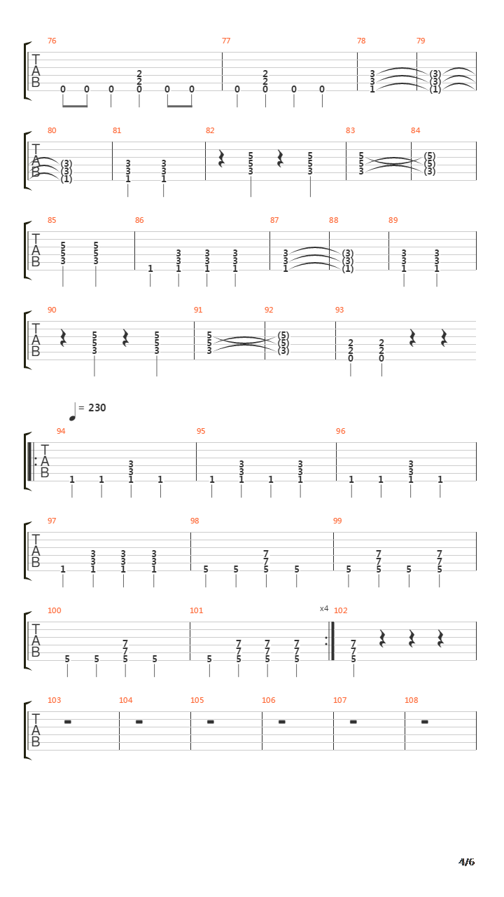 Which Way吉他谱