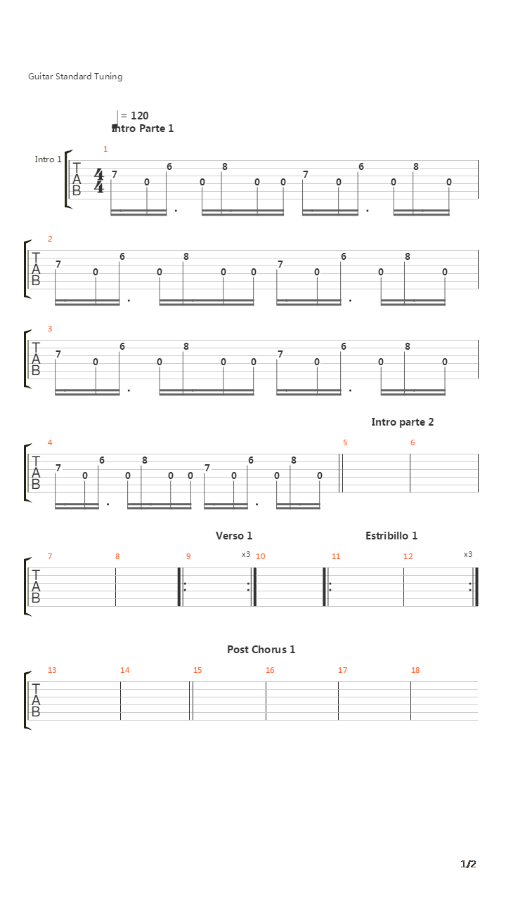 The Ripper吉他谱