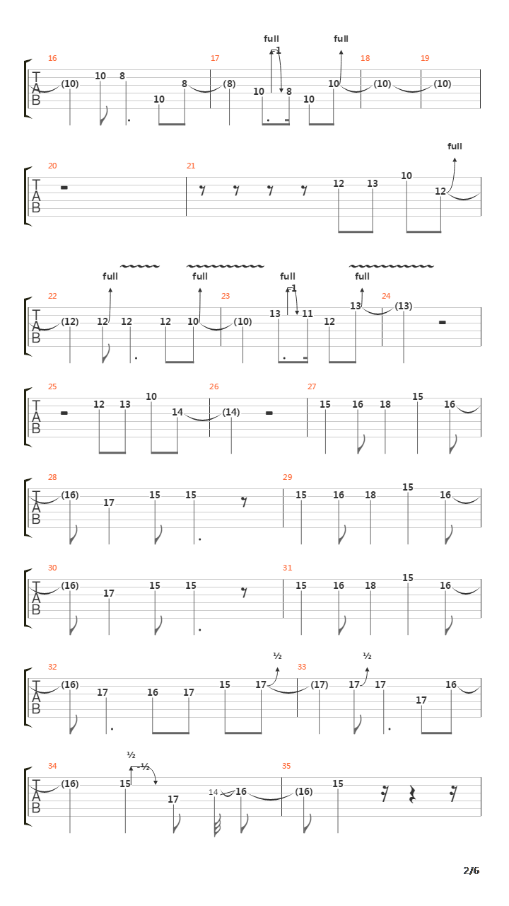 Too Much To Lose吉他谱