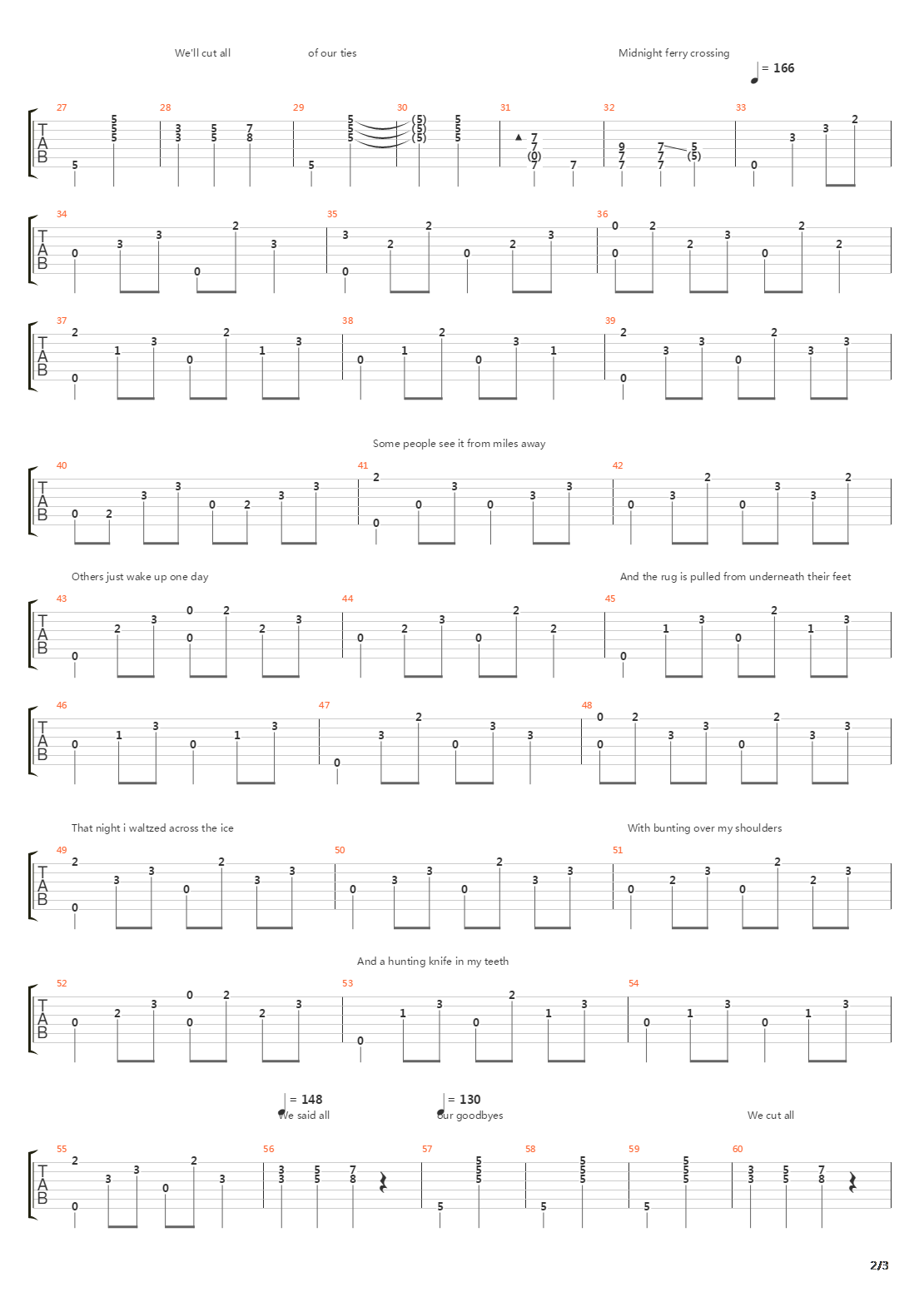 Midnight Ferry Crossing吉他谱