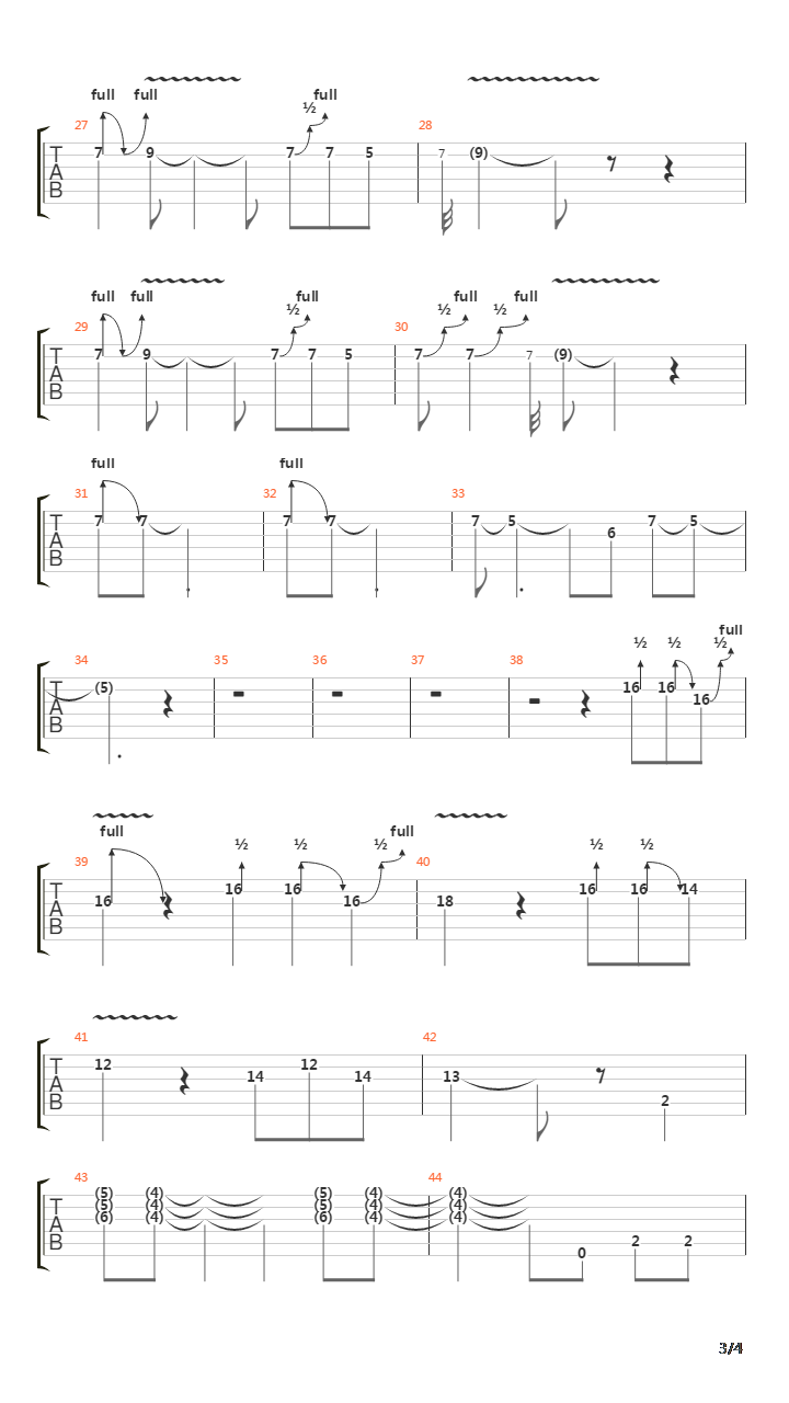 Albatross吉他谱