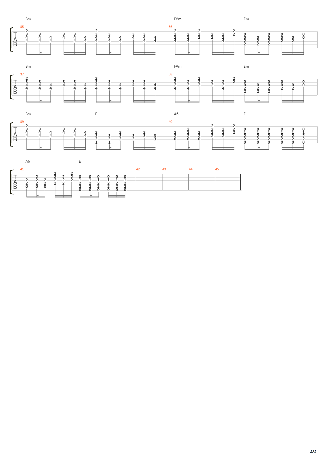 Dragonfly吉他谱