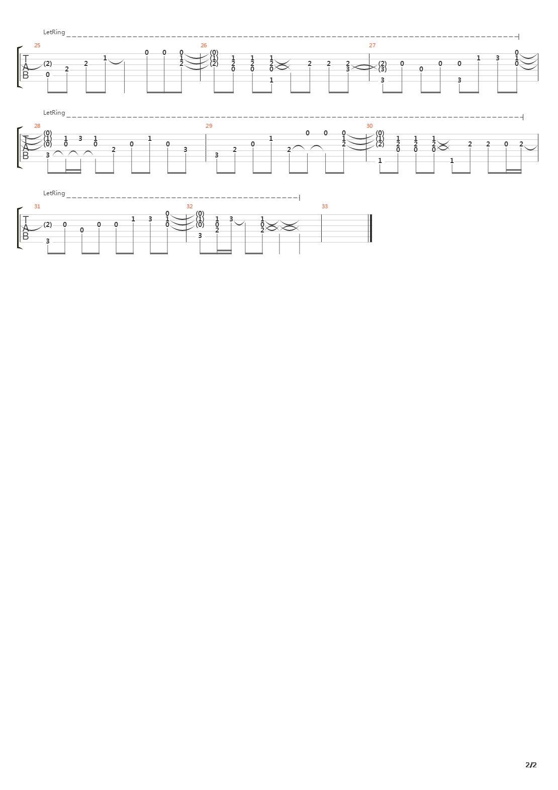 Songbird吉他谱