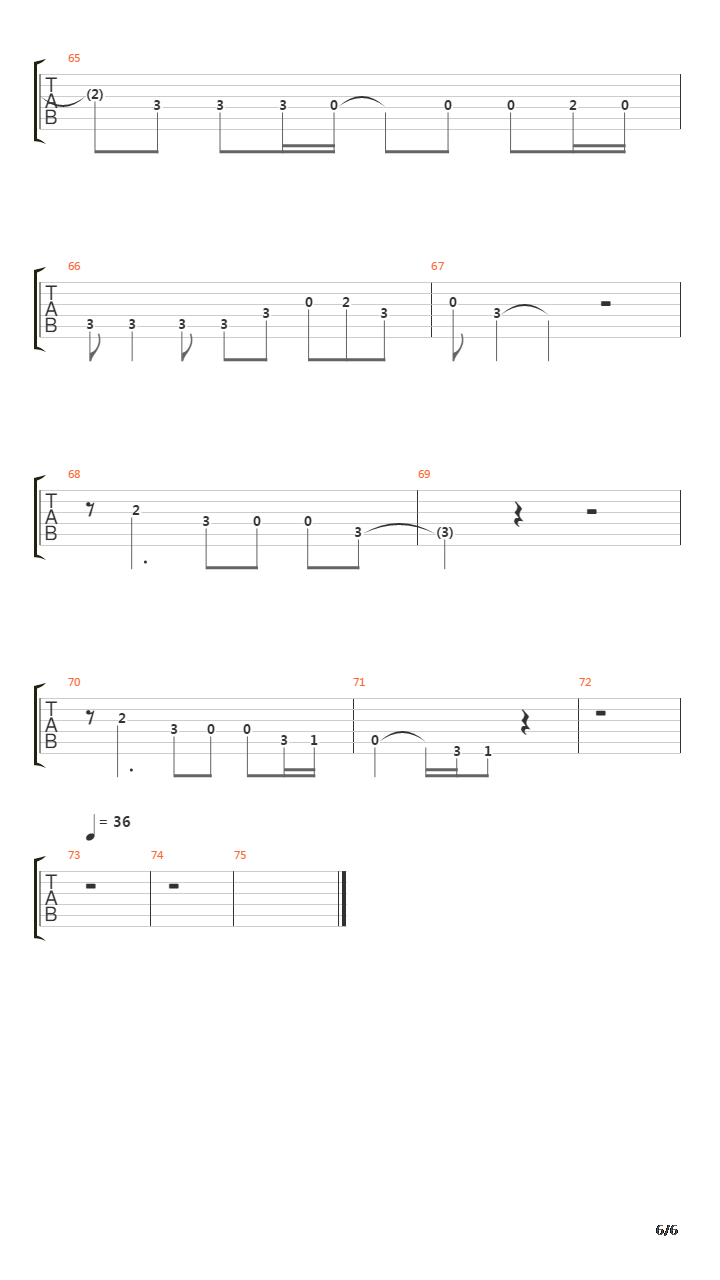 Songbird吉他谱