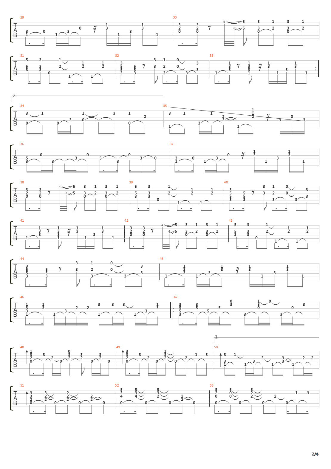 La Corrida吉他谱