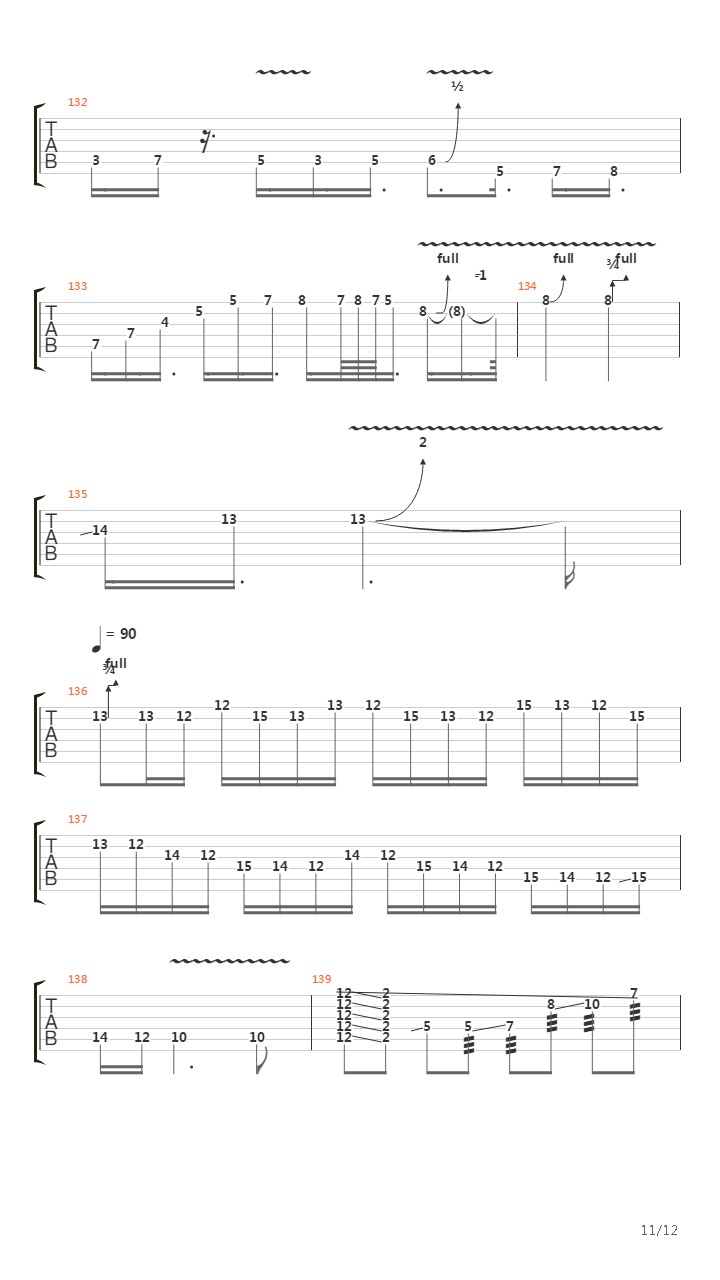 String Of My Soul吉他谱