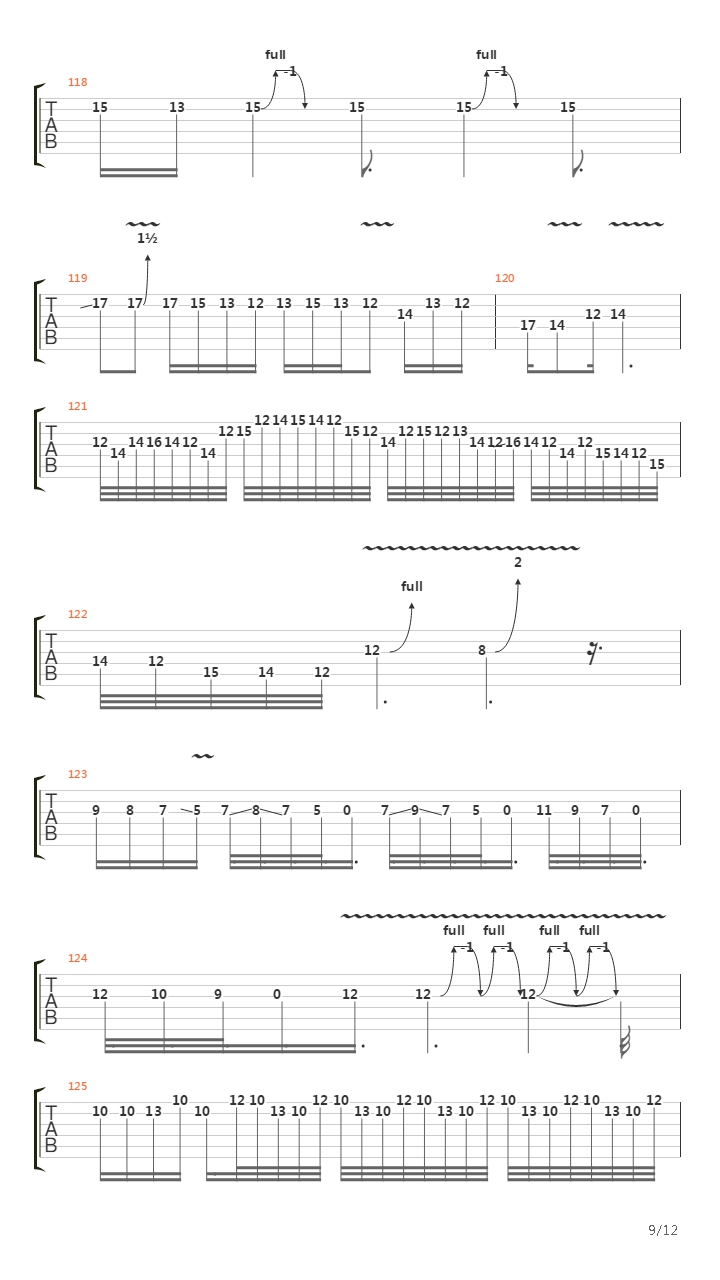 String Of My Soul吉他谱