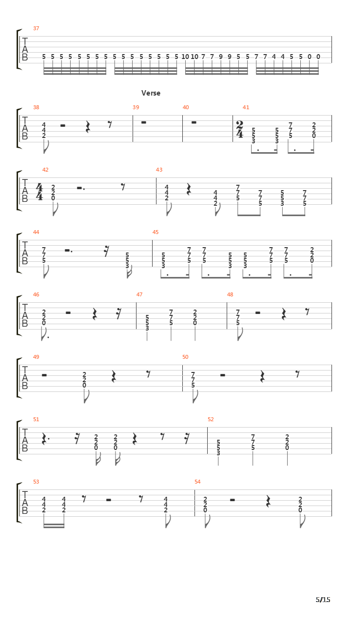 Armageddon吉他谱