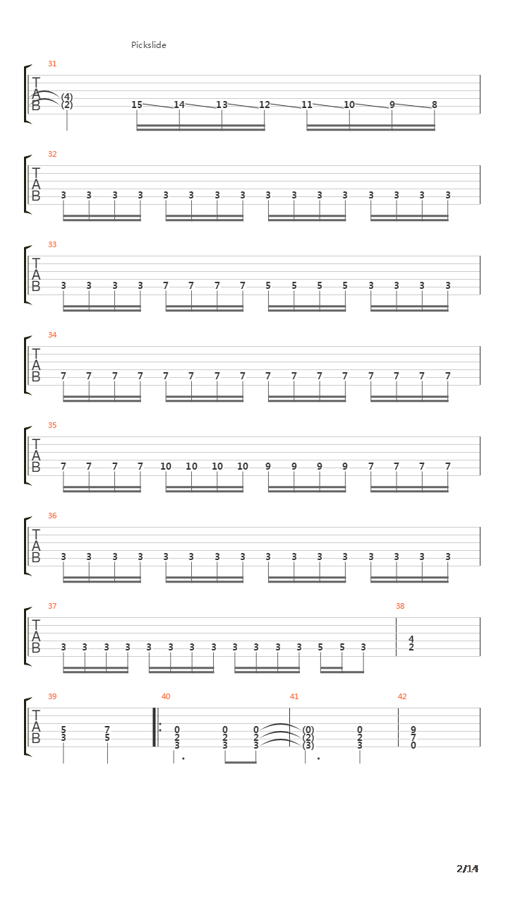 Beyond The Black Hole吉他谱