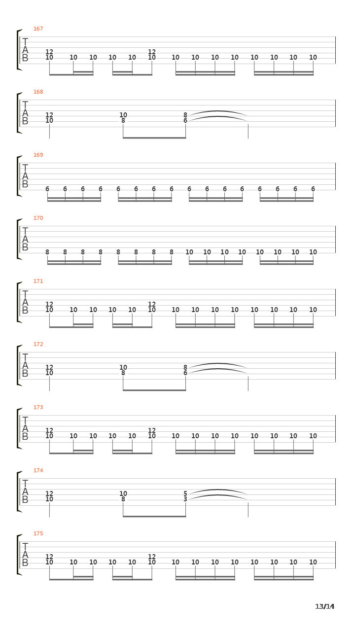 Beyond The Black Hole吉他谱