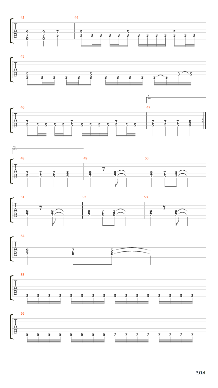 Beyond The Black Hole吉他谱