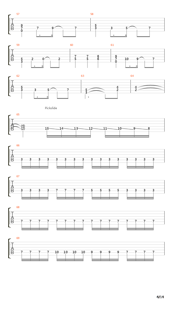 Beyond The Black Hole吉他谱