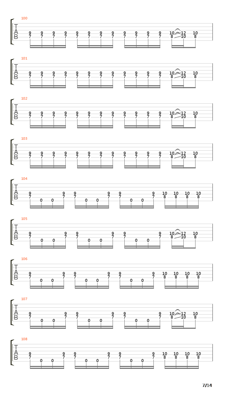 Beyond The Black Hole吉他谱