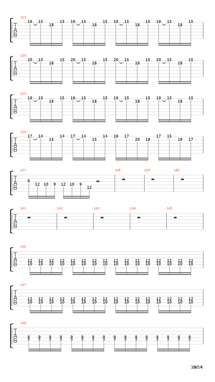 Beyond The Black Hole吉他谱