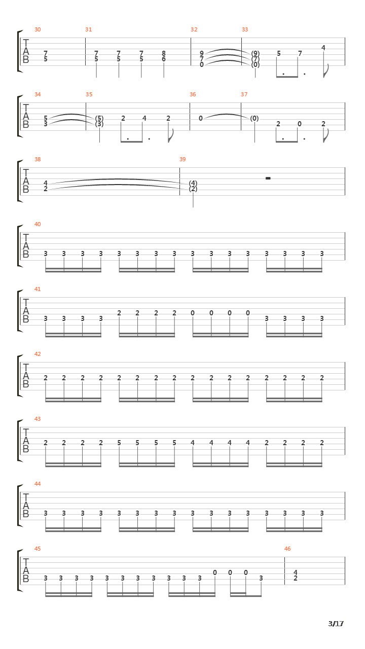 Beyond The Black Hole吉他谱