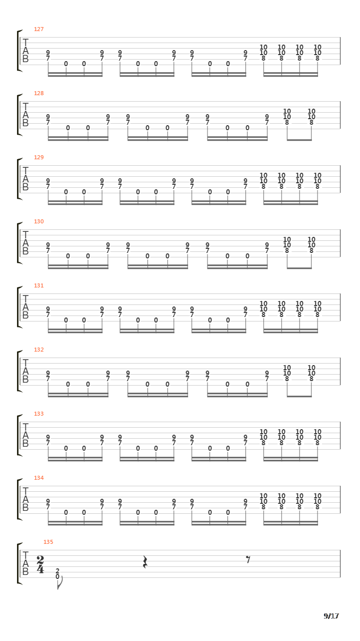 Beyond The Black Hole吉他谱