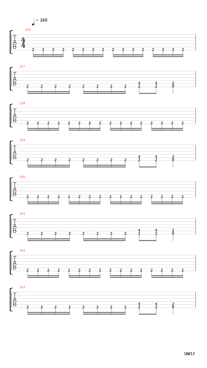 Beyond The Black Hole吉他谱
