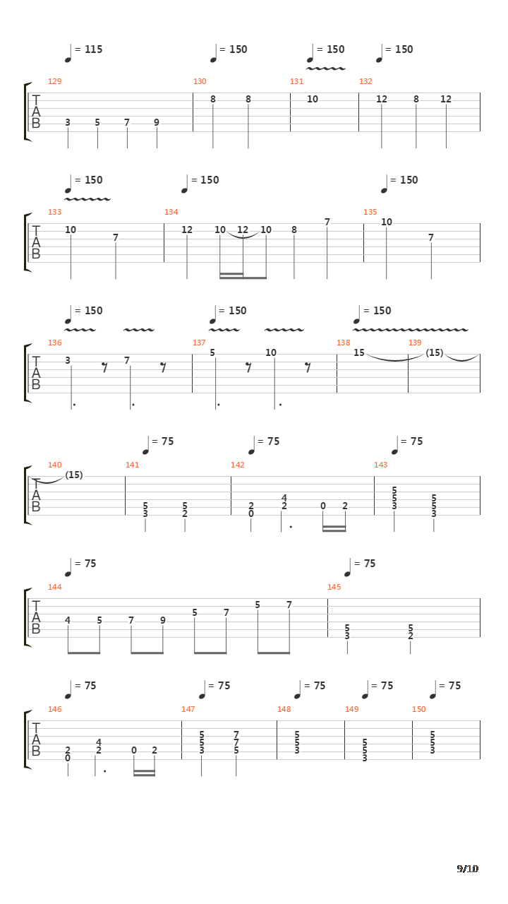 The Silence吉他谱