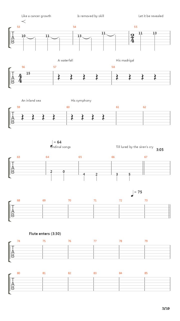 Firth Of Fifth吉他谱