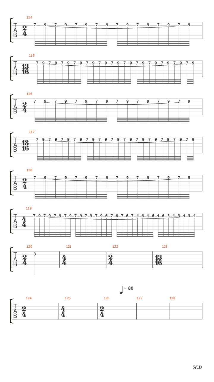 Firth Of Fifth吉他谱