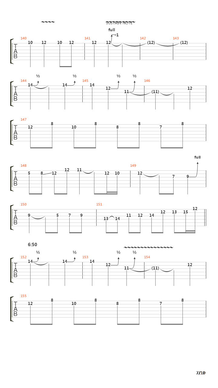 Firth Of Fifth吉他谱