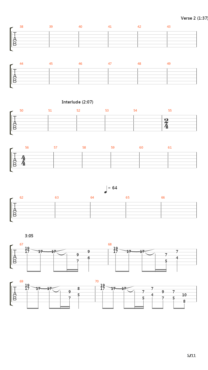 Firth Of Fifth吉他谱