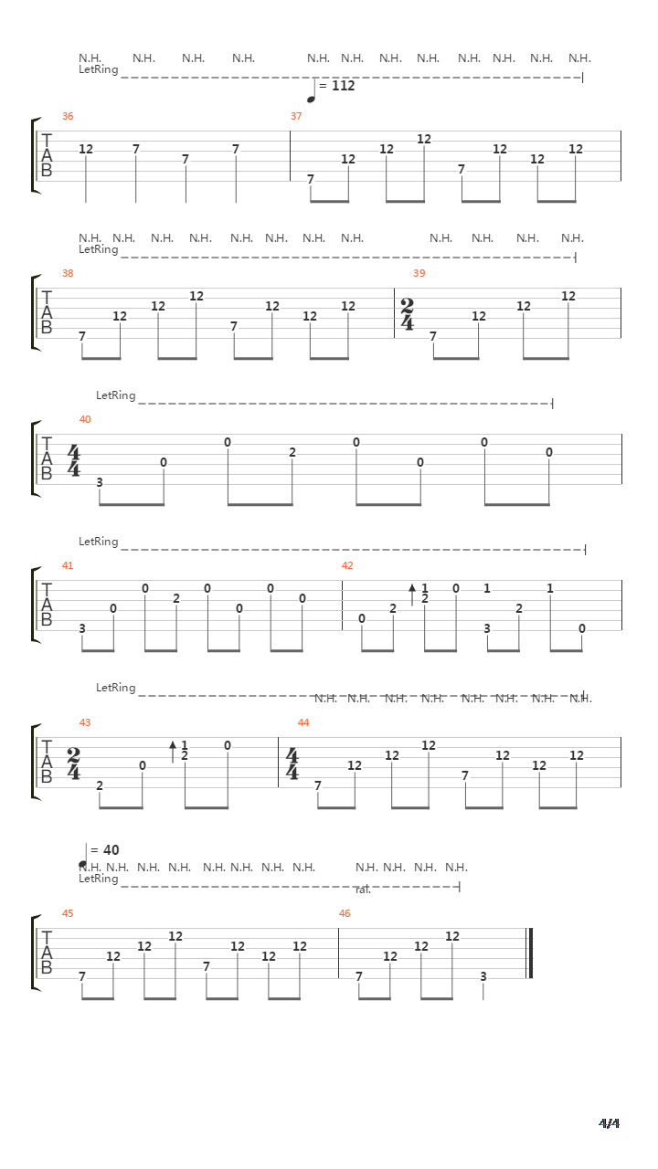 Horizons吉他谱